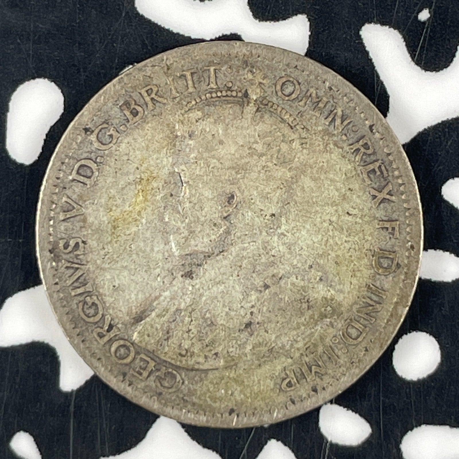 1927 Australia 6 Pence Sixpence Lot#F1565 Silver!