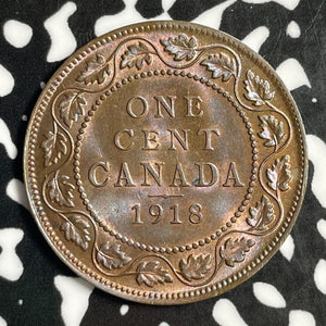 1918 Canada Large Cent Lot#E1630 High Grade! Beautiful!