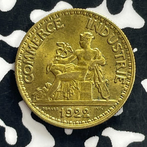 1922 France 50 Centimes Lot#C1274 High Grade! Beautiful!