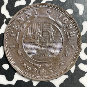 1898 South Africa 1 Penny Lot#T2975 High Grade! Beautiful!