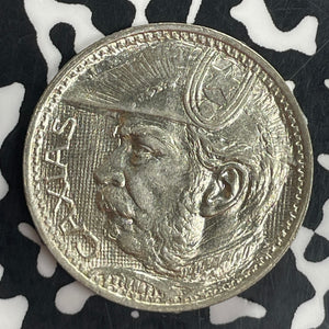 1935 Brazil 2000 Reis Lot#T8218 Silver! High Grade! Beautiful!