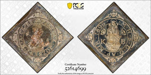 "1896"-KP UP Hungary Restrike 1 Klippe Thaler PCGS PR66 Lot#GV732 Silver! Proof!