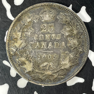 1905 Canada 25 Cents Lot#T4862 Silver!
