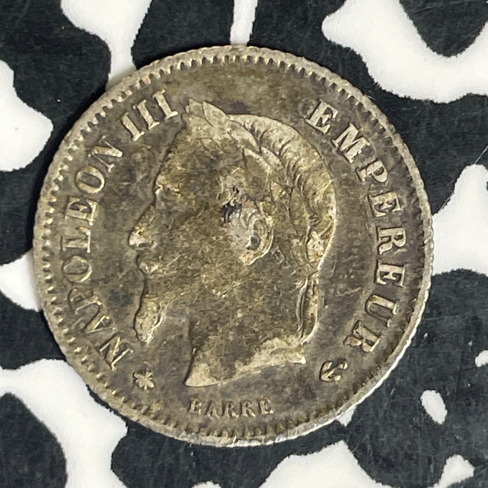 1867-A France 20 Centimes Lot#C6308 Silver!