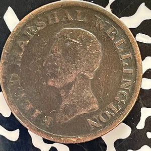 1805 Lower Canada Wellington 1/2 Penny Token Lot#T3082