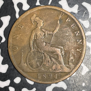 1891 Great Britain 1 Penny Lot#T6218