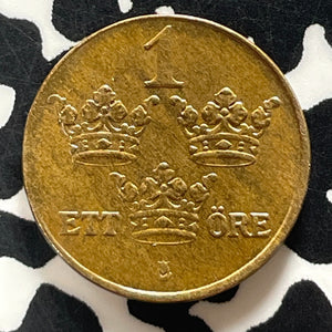 1930 Sweden 1 Ore Lot#T4257 Nice!