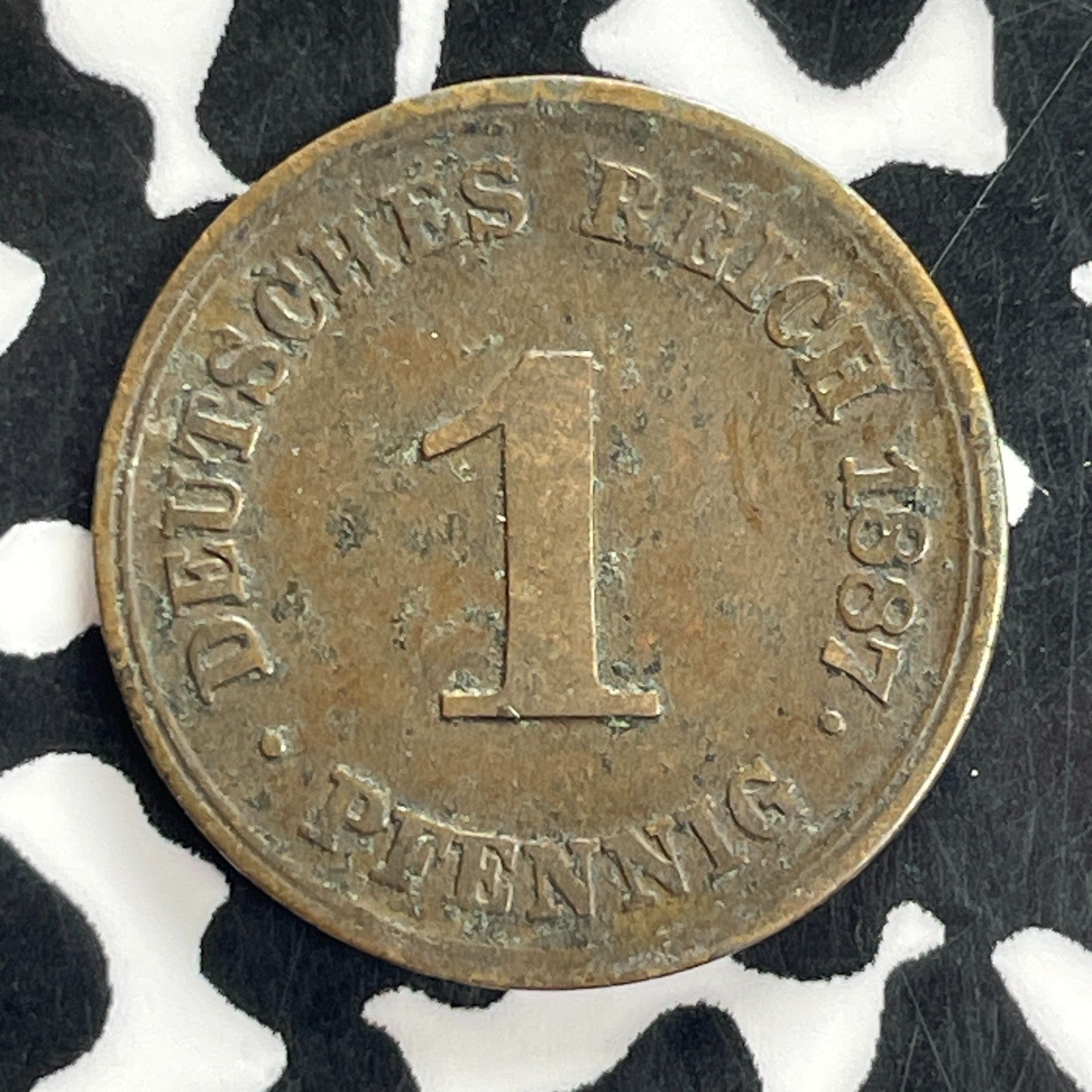 1887-F Germany 1 Pfennig Lot#C3931