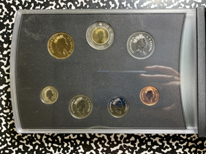 1998 Canada 7x Coin Specimen Set Lot#B2722 With Case & C.O.A.
