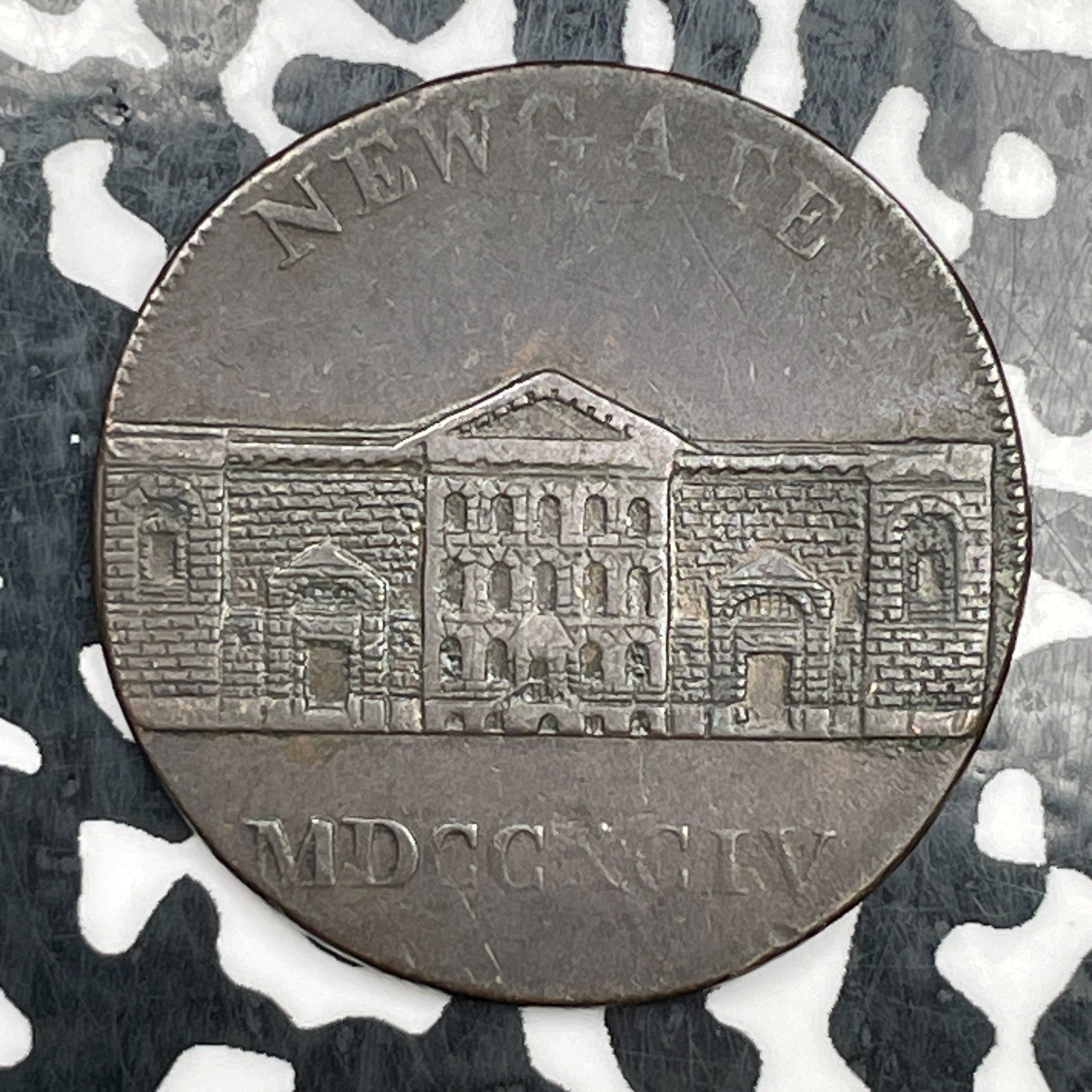 1794 Great Britain Middlesex Newgate Prison 1/2 Penny Conder Token Lot#N2657