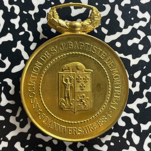 1884 Canada Montreal St. Jean Baptiste Association 50th Ann. Medal Lot#OV1581