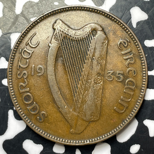 1935 Ireland 1 Penny (3 Available) (1 Coin Only)