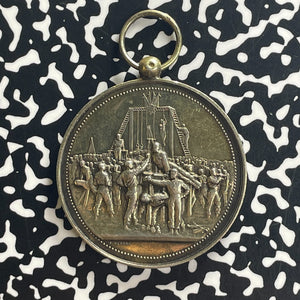 Undated France Gymnastics Medal By Vernon Lot#OV1565 Silver! 47mm
