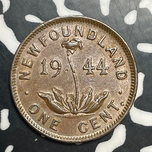 1944-C Newfoundland Small Cent Lot#E9744 Nice! Key Date!