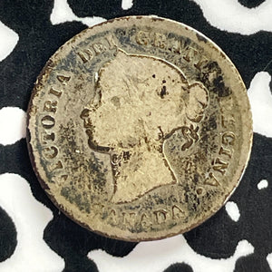 1874-H Canada 5 Cents Lot#T7406 Silver!