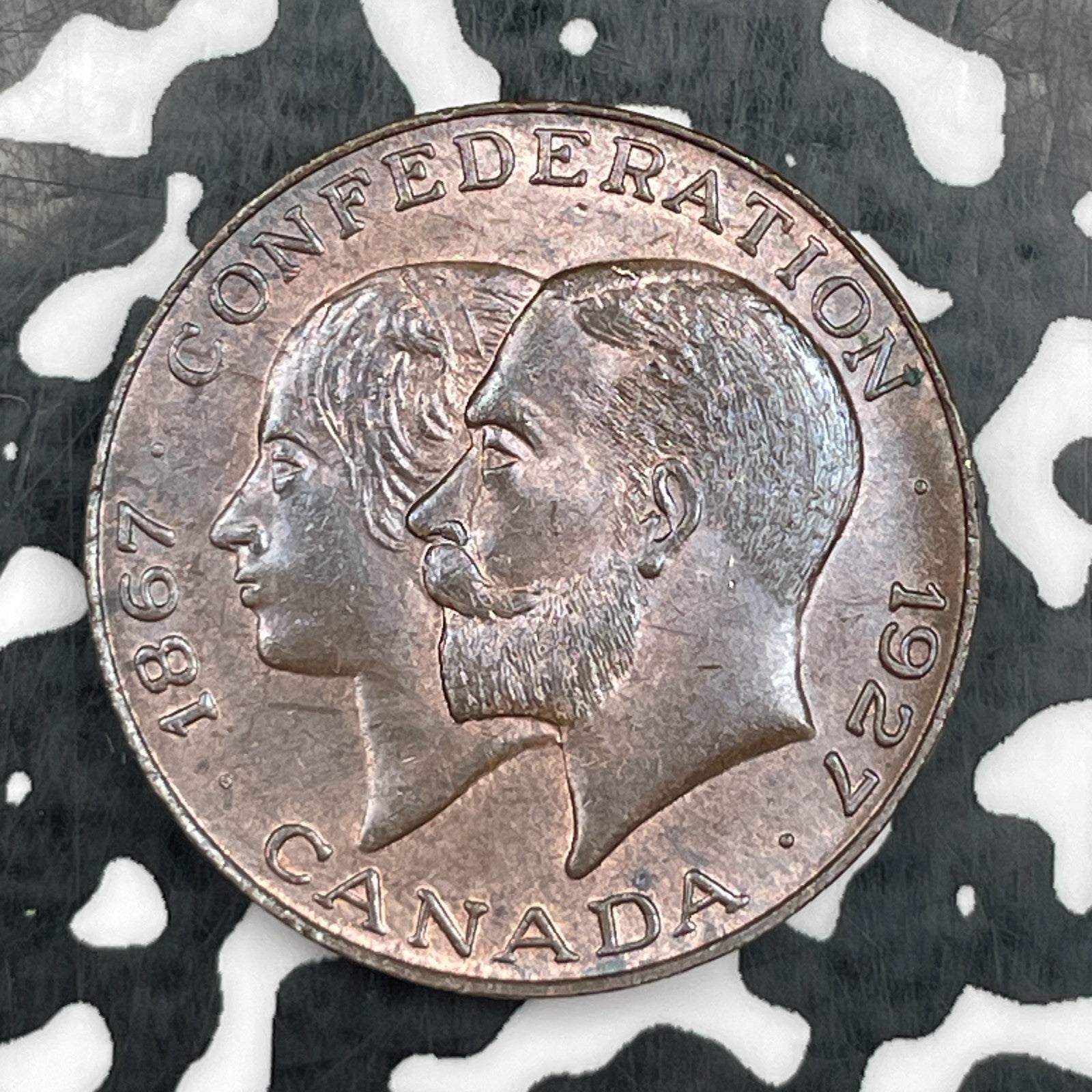 1927 Canada Confederation Anniversary Medal Lot#N2935 High Grade! Beautiful!