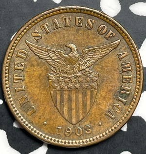 1903 U.S. Philippines 1/2 Centavo Half Centavo Lot#T9878