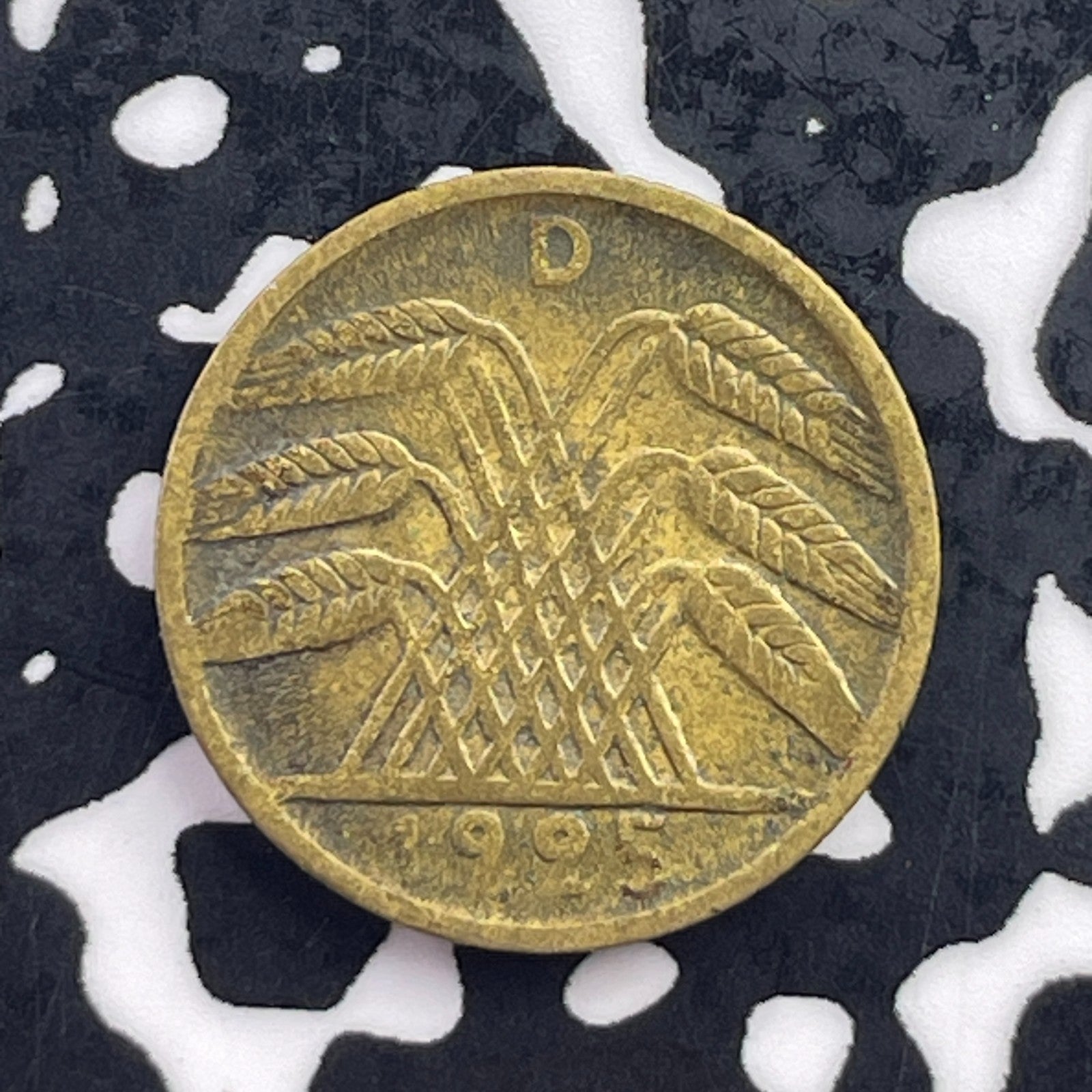 1925-D Germany 5 Pfennig Lot#C5849