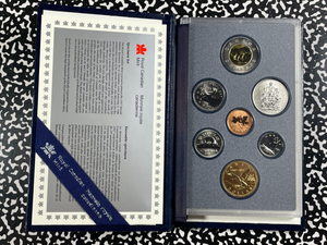 1997 Canada 7x Coin Specimen Set Lot#B2156 With Case & C.O.A