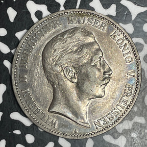 1903 Germany Prussia 5 Mark Lot#T6149 Large Silver Coin! Nice!