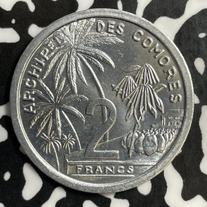 1964 Comoros Island 2 Francs Lot#E5255 High Grade! Beautiful!