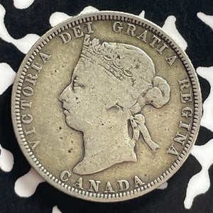 1883-H Canada 25 Cents Lot#T7780 Silver!