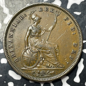 1831 Great Britain George IV 1 Penny Lot#JM8707