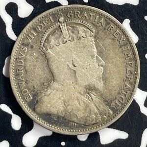 1909 Canada 25 Cents Lot#T7048 Silver!