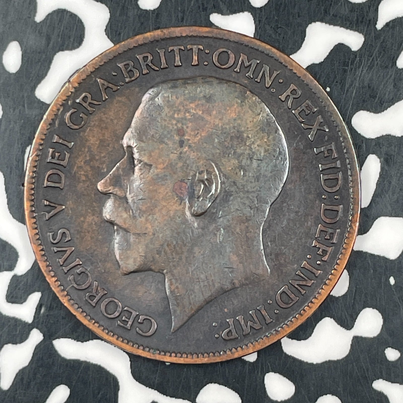 1918-KN Great Britain 1 Penny Lot#F5780 Better Date