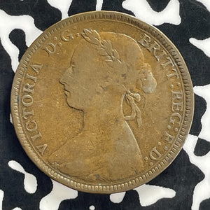 1886 Great Britain 1/2 Penny Lot#C1197