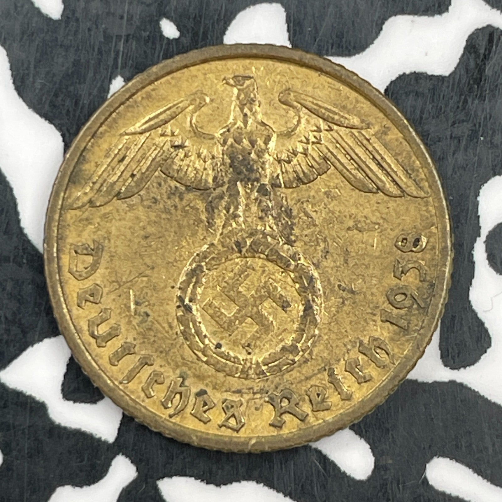 1938-A Germany 5 Pfennig Lot#F8472 Nice!