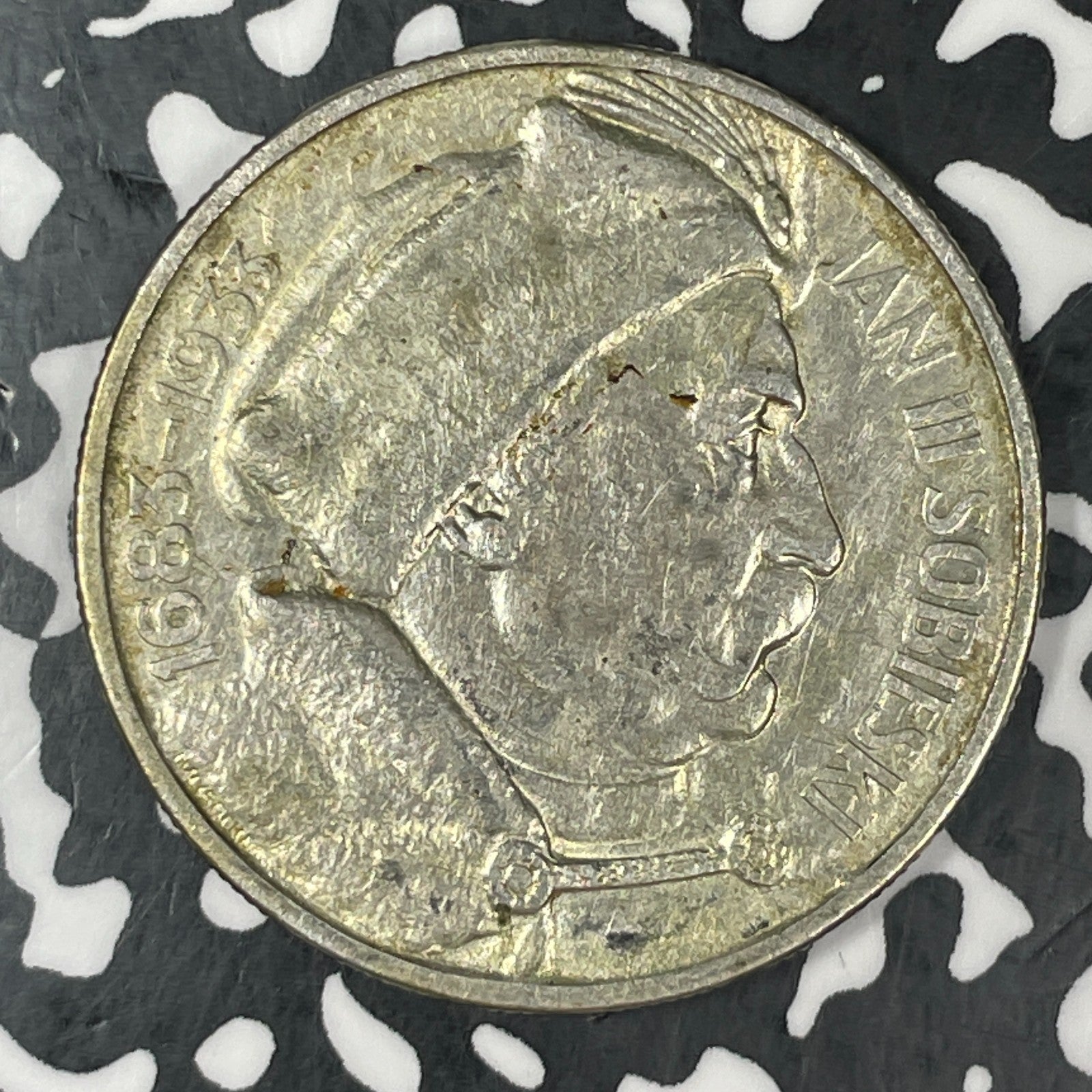 1933 Poland Jan III Sobieski 10 Zlotych Lot#JM0490 Silver! Nice! Y#23