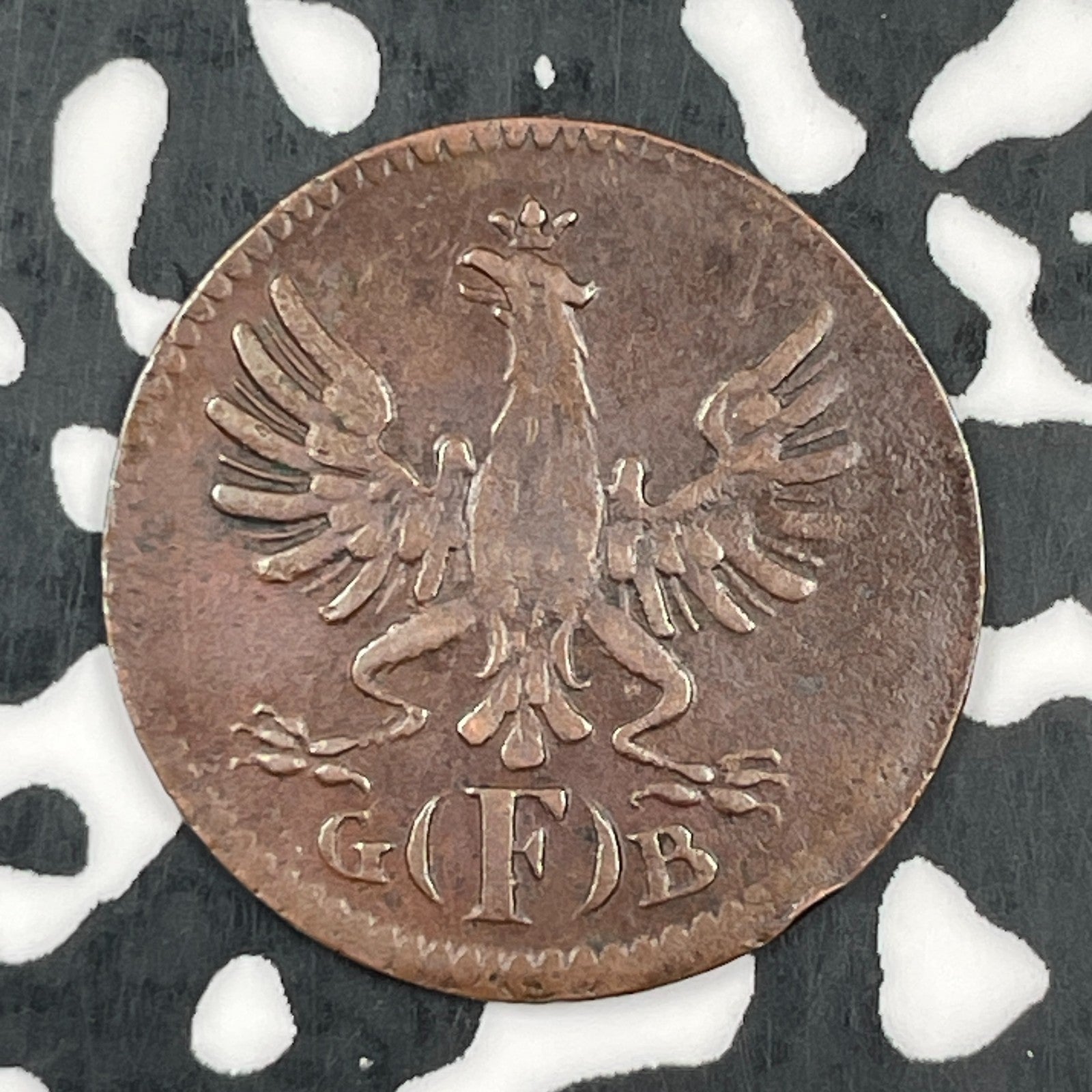 1792-F GB Germany Frankfurt 1 Pfennig Lot#F6912