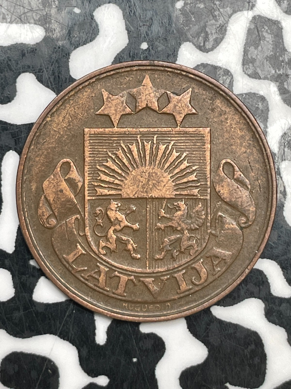 1922 Latvia 5 Santimi Lot#F6153