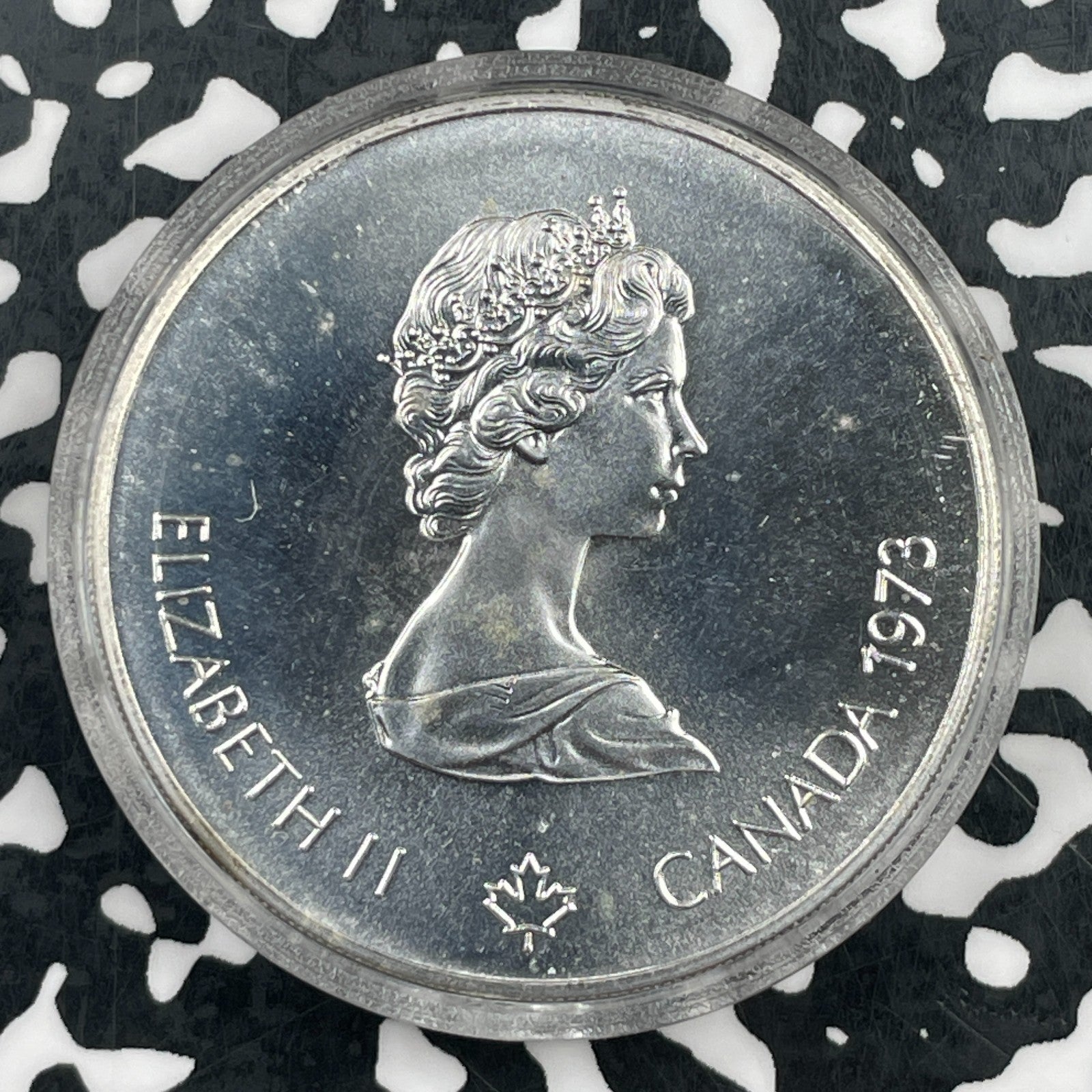 1973 Canada Montreal Olympics $5 Dollars Lot#OV1989 Large Silver! KM#84