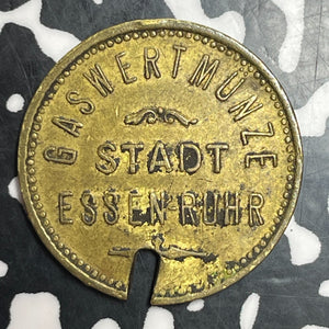 Undated Germany Ruhr Unverkauflich Gas Token Lot#T2535