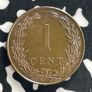 1904 Netherlands 1 Cent Lot#T7614 High Grade! Beautiful!