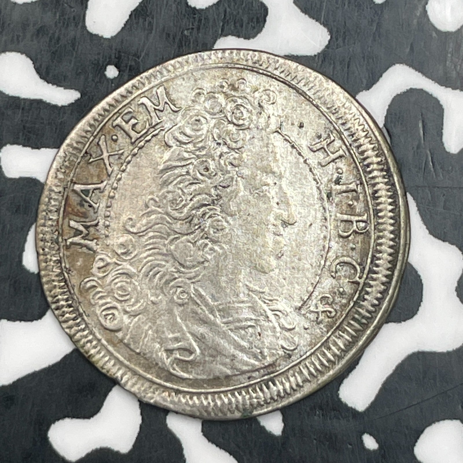 1701 Germany Bavaria 3 Kreuzer Lot#N2421 Silver!