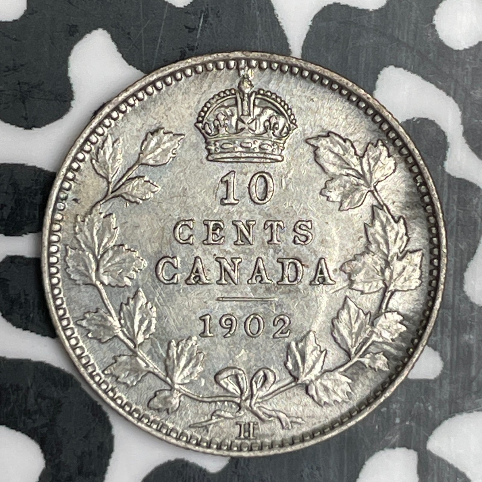 1902-H Canada 5 Cents Lot#N0295 Silver! Nice!