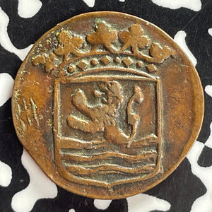1754 Netherlands East Indies Zeeland 1 Duit Lot#T7469