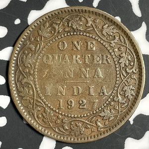 1927 India 1/4 Anna Lot#E6384