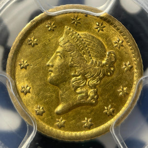 1852-O U.S. $1 Dollar PCGS AU53 Lot#G8825 Gold!