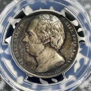 1870 Sweden Erik Gustaf Geijer Medal PCGS MS63 Lot#G1009 Silver! Olsen-191