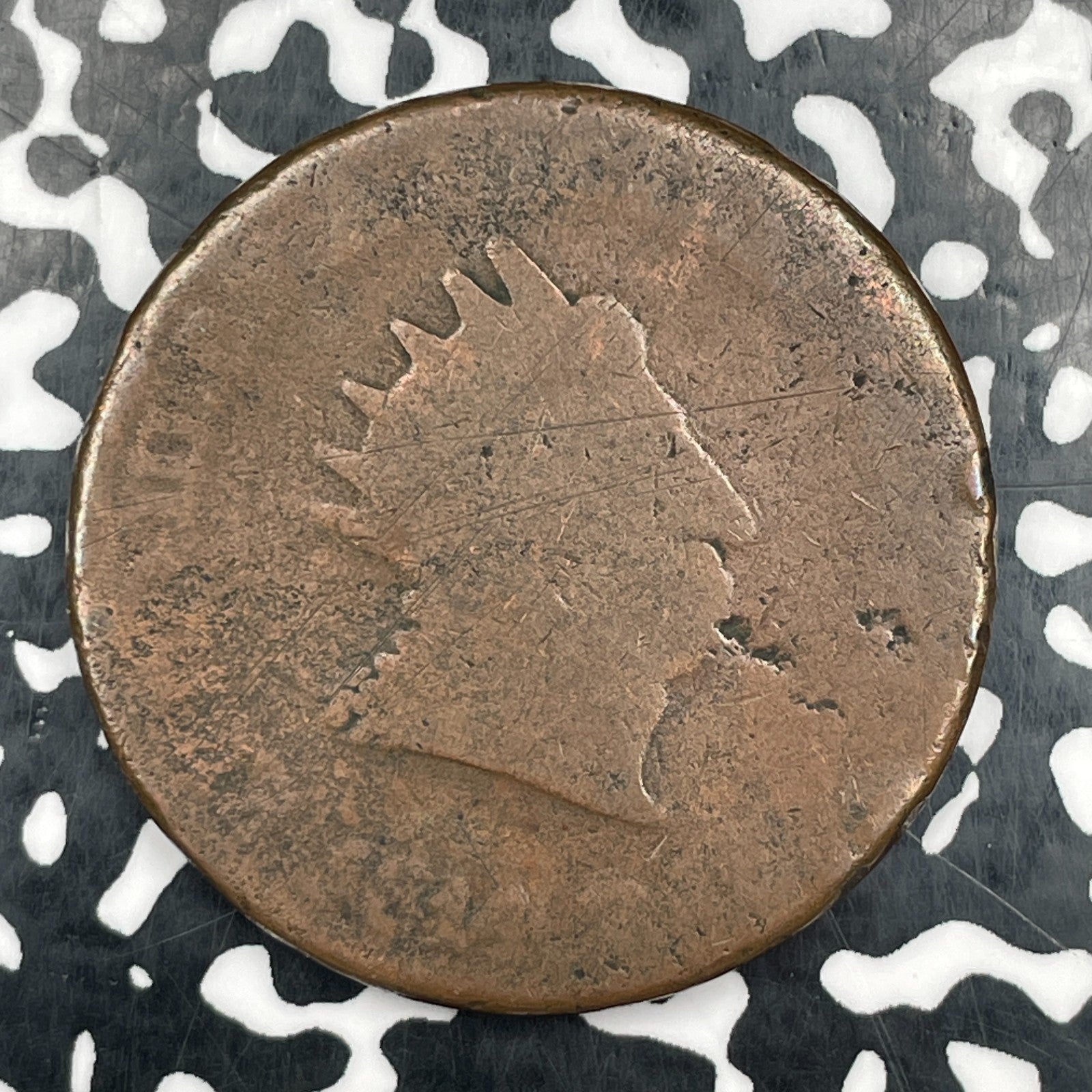 1814 Italy Sicily 10 Grani Lot#N3522 Scarce! Low Grade
