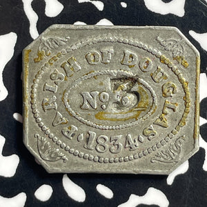 1834 Scotland Lankashire Douglas Communion Token Lot#T7124