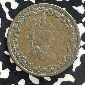 1812 Lower Canada Thomas Halliday 1/2 Penny Token Lot#T7660