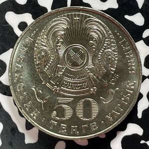 2003 Kazakhstan 50 Tenge Lot#T4439 High Grade! Beautiful!