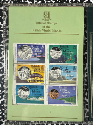 1985 British Virgin Islands 6x Coin Proof Set Lot#B2594 Silver! W/ Case & C.O.A.