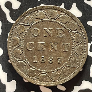 1887 Canada Large Cent Lot#T4889 Nice!