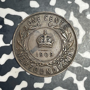 1909 Newfoundland Large Cent Lot#T6391 Nice!